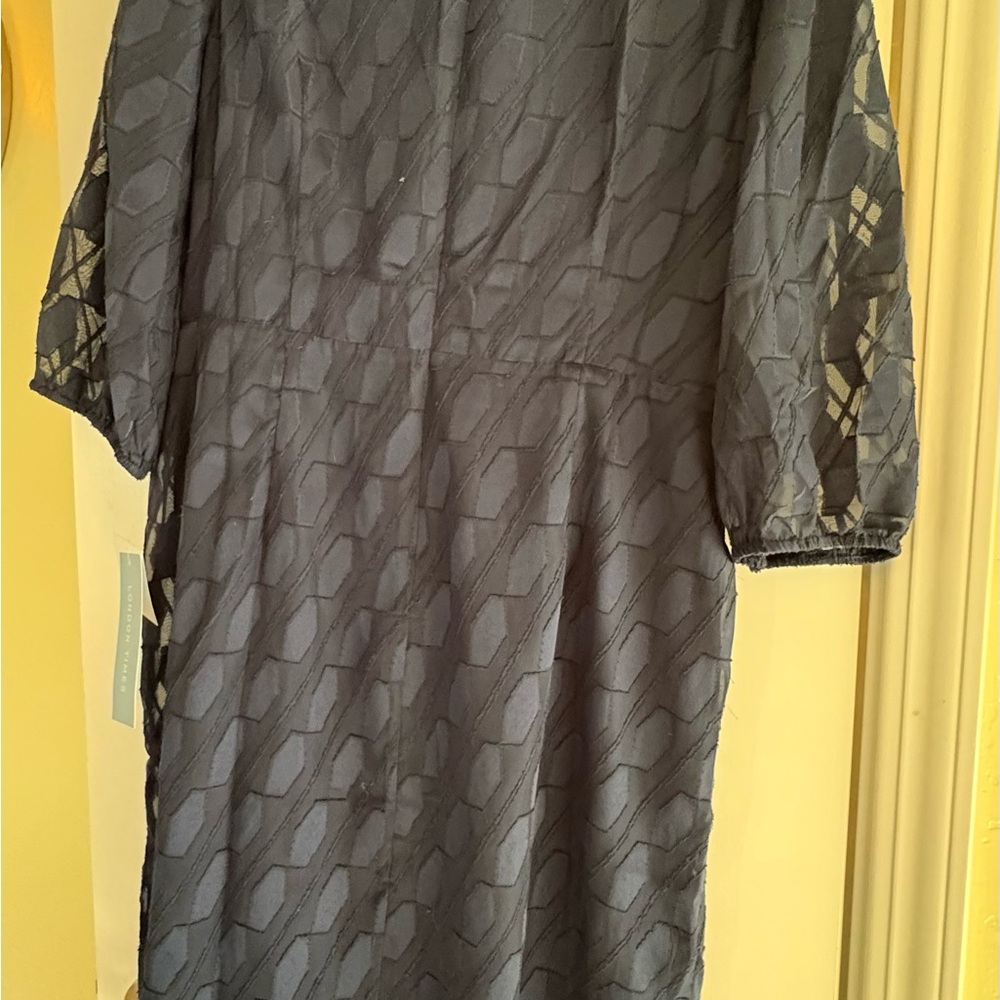 London Times Midnight Blue Dress